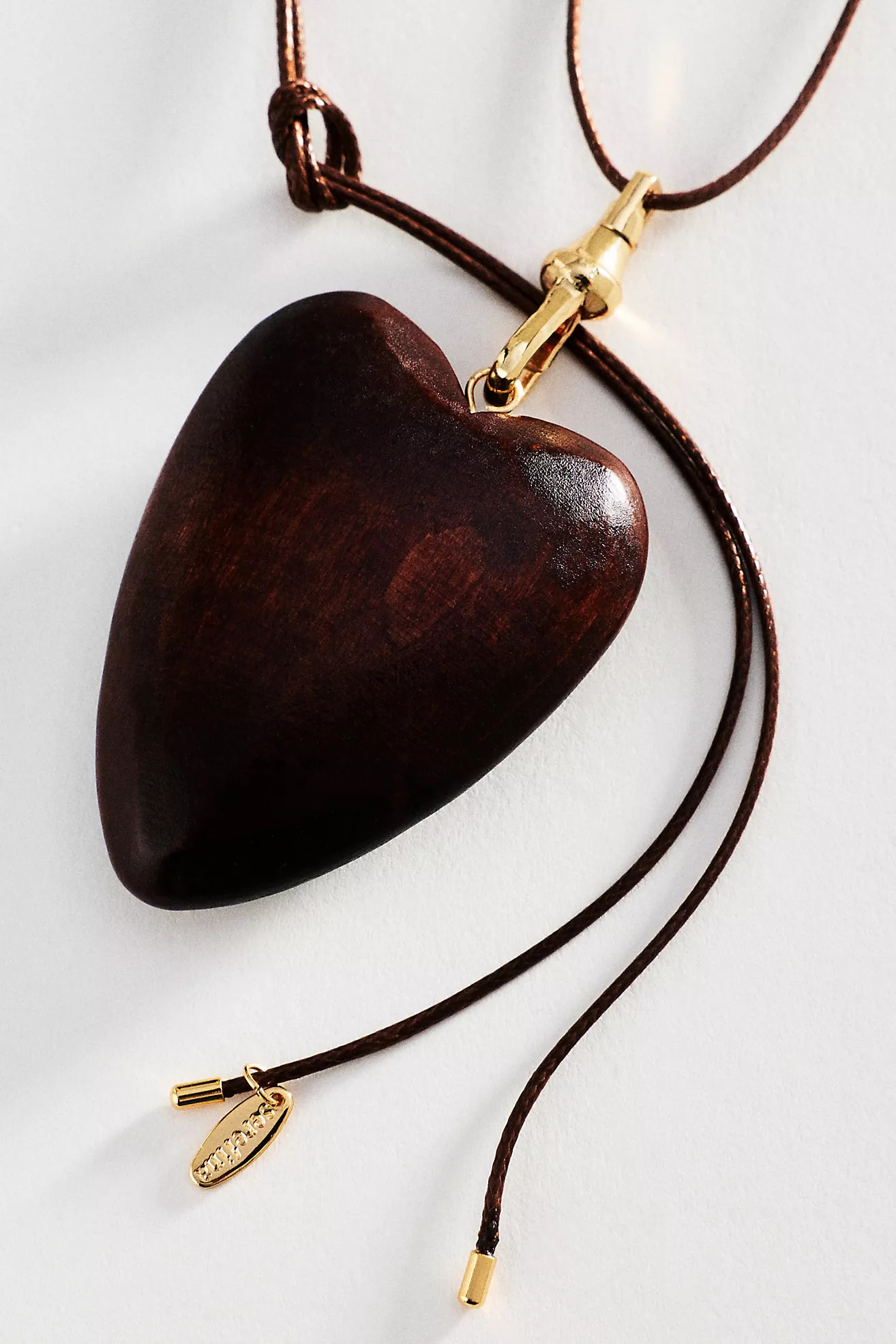 Wooden Heart Pendant Necklace | Anthropologie (US)