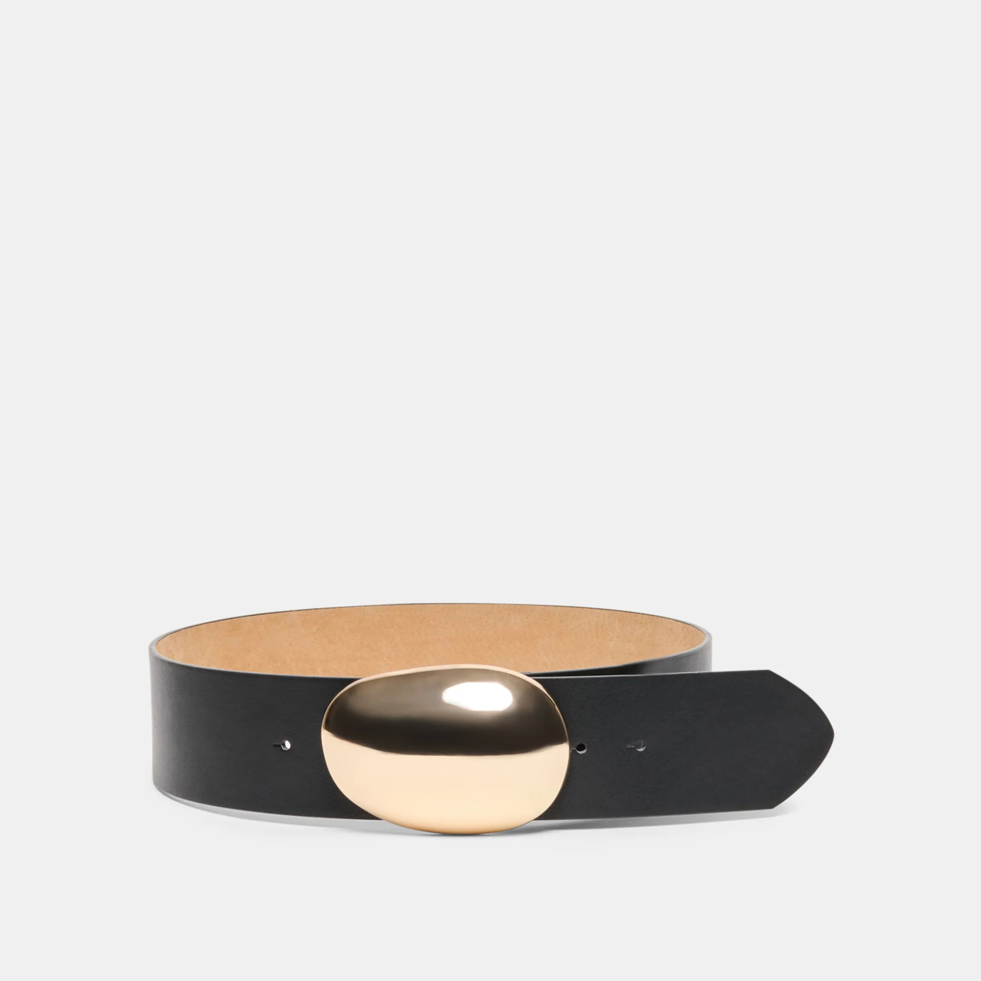 Bubble Buckle Belt Black Gold | DolceVita.com