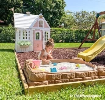 I love this backyard setup for toddlers! #sandbox #swingset #pinkplayhouse #playhouse

#LTKmomlife #LTKKids #LTKHome