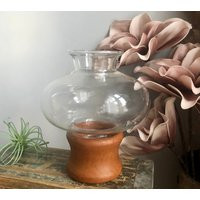 Teakwood Hurricane Lamp | Etsy (US)