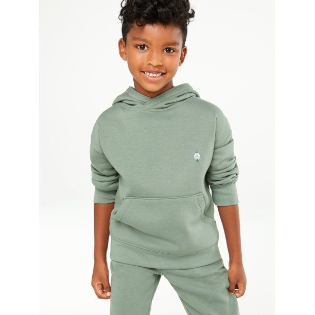 Free Assembly Boys Long Sleeve Graphic Print Hoodie, Sizes 4-18 | Walmart (US)