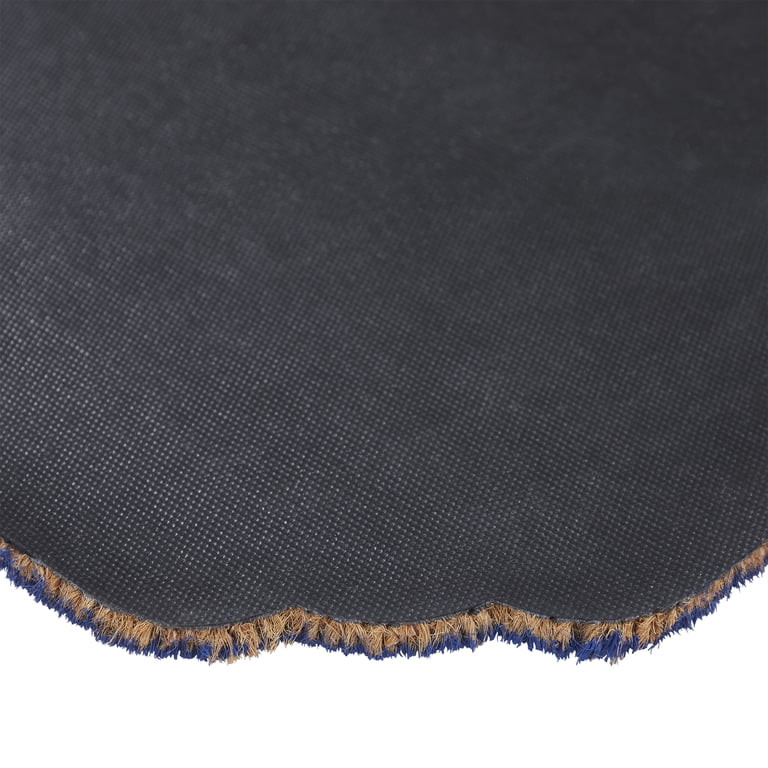 Bow Welcome Coir Outdoor Doormat, Blue and White, 30" x 18", by My Texas House | Walmart (US)