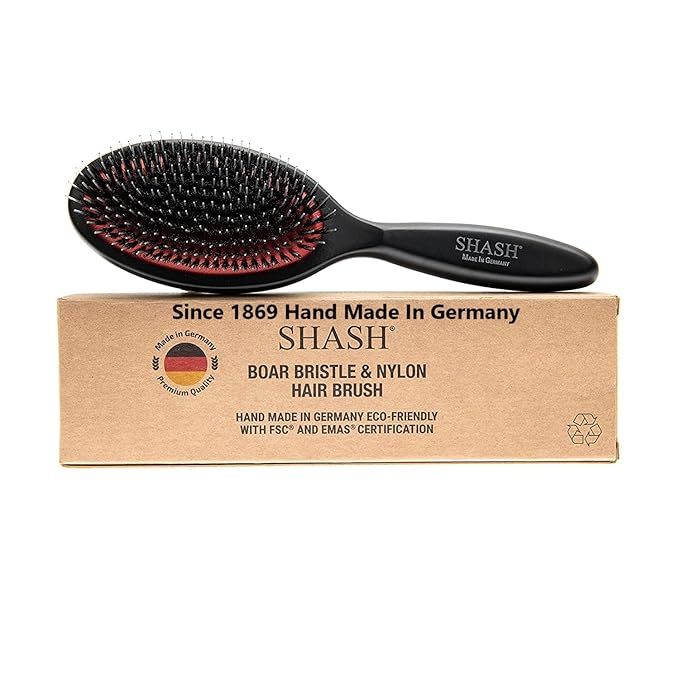 Since 1869 Hand Made In Germany - Nylon Boar Bristle Brush Suitable For Normal to Thick Hair - Ge... | Amazon (US)