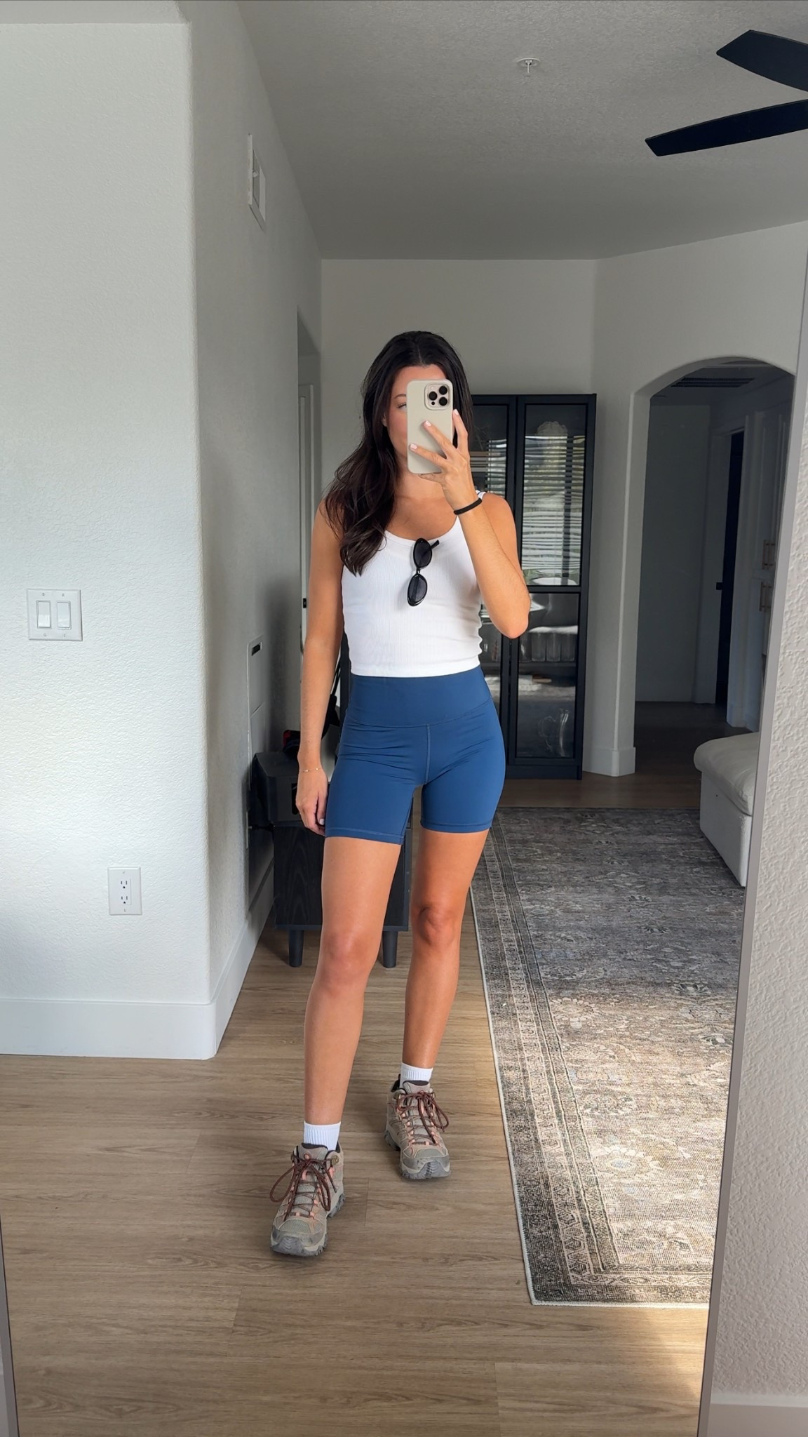 Hiking outfit! Wearing size small in everything and I’m 5’7”! Sized up a half size in the boots! 

#LTKActive #LTKStyleTip #LTKSeasonal