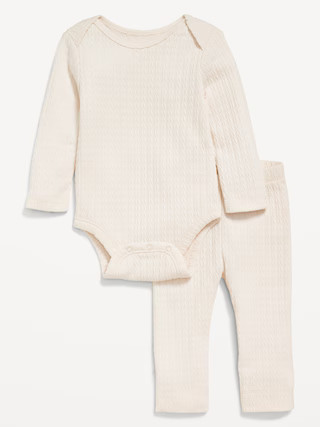 Jacquard-Knit Bodysuit and Leggings Set for Baby | Old Navy (US)