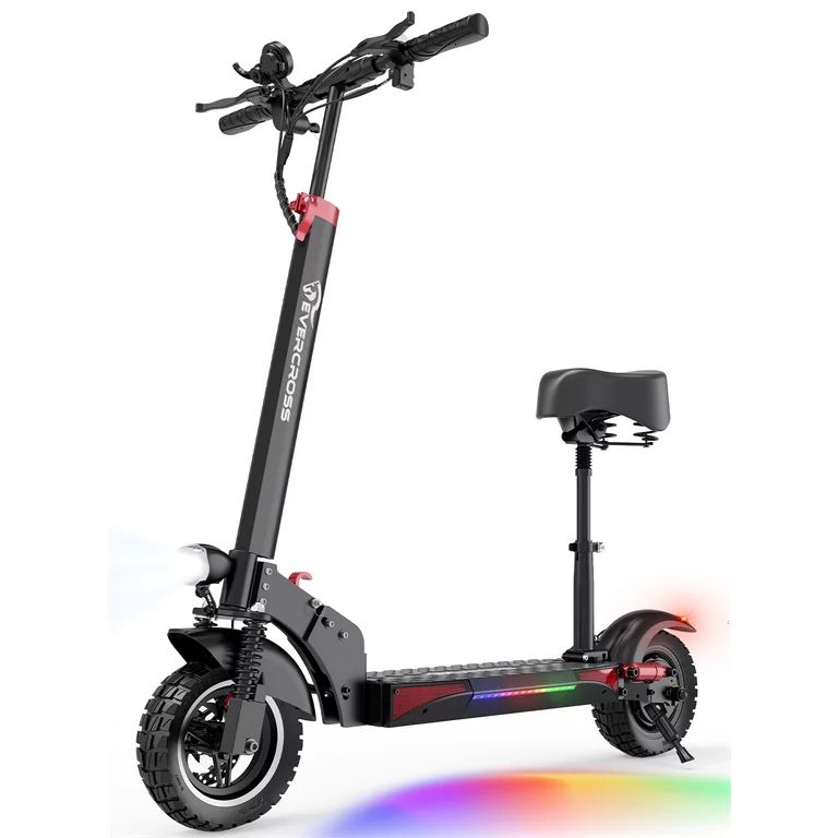 EVERCROSS Electric Scooter with 10" Solid Tires, 800W Motor up to 28 MPH and 25 Miles Range, Fold... | Walmart (US)