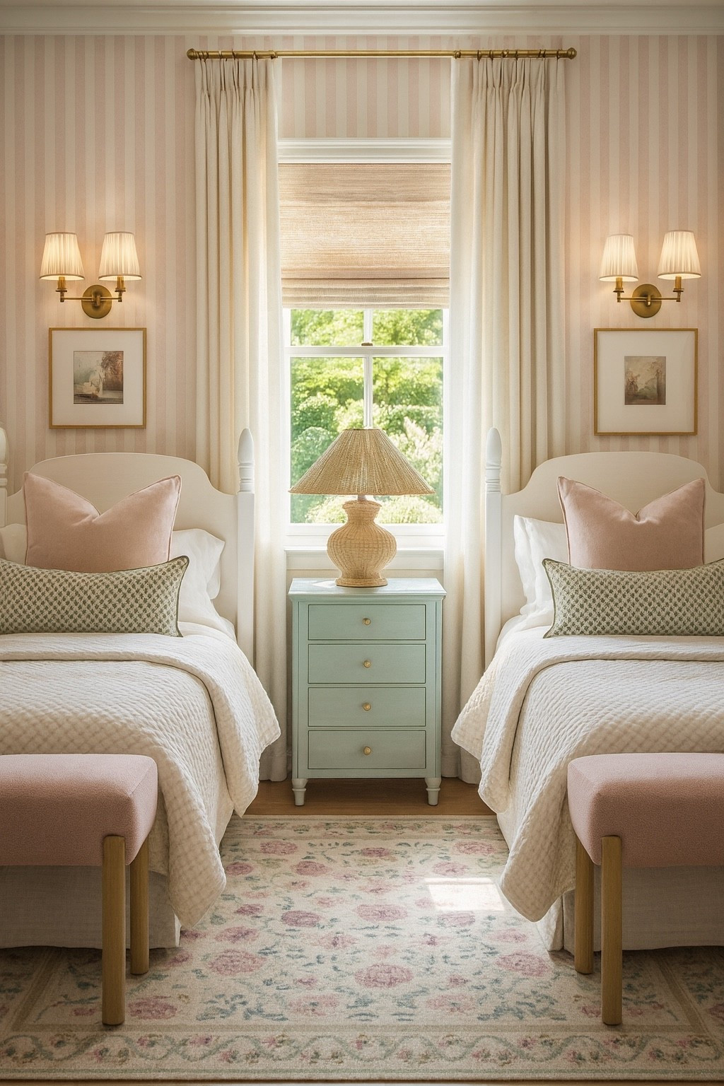 A super affordable vintage classic girls bedroom 

#bedroom #kidsroom #bedding #wallpaper 

#LTKSaleAlert #LTKHome #LTKKids