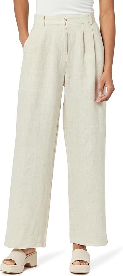 The Drop Women's Amalia Relaxed Pleated Trousers | Amazon (US)