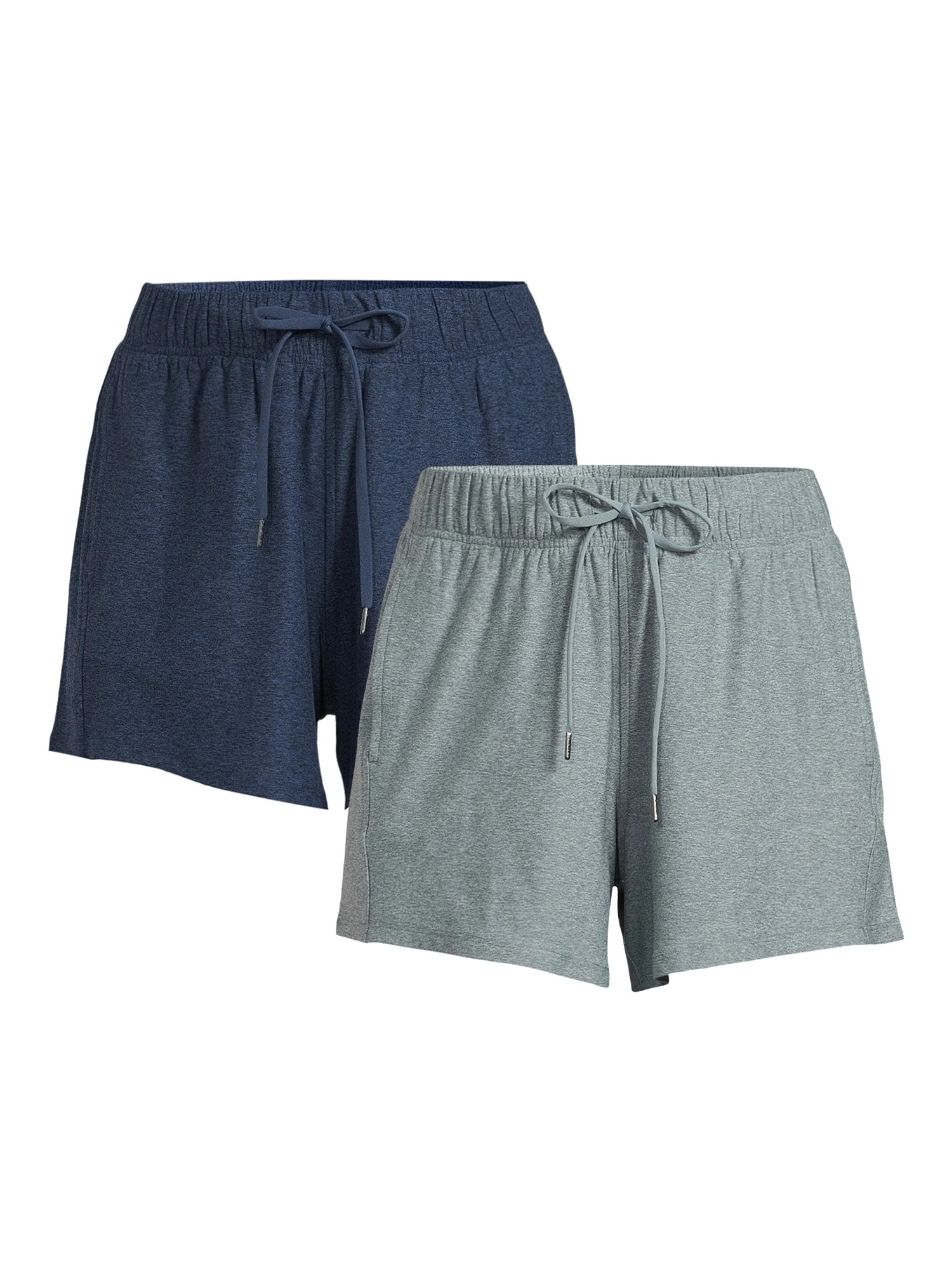 Athletic Works Women's Buttery Soft Performance 2-Pack Gym Shorts, 4” Inseam, Sizes XS-XXXL | Walmart (US)