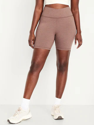 Extra High-Waisted CloudComfy Biker Shorts -- 6-inch inseam | Old Navy | Old Navy (US)