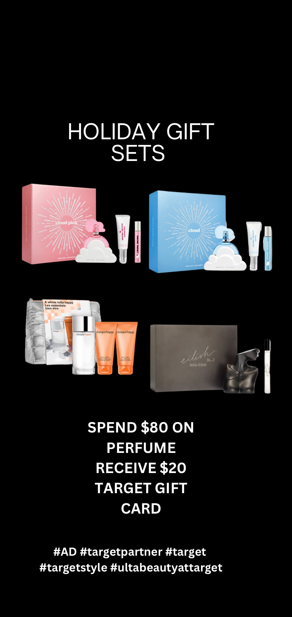 Let’s Go Perfume Shopping @target @ultabeauty Spend $80 on perfume receive $20 target gift card 




#LTKBeauty #LTKGiftGuide #LTKHoliday