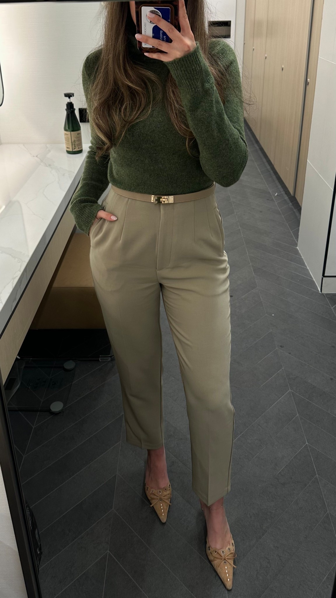Earthy and cozy 
Pants are from forecast

#LTKShoeCrush #LTKWorkwear