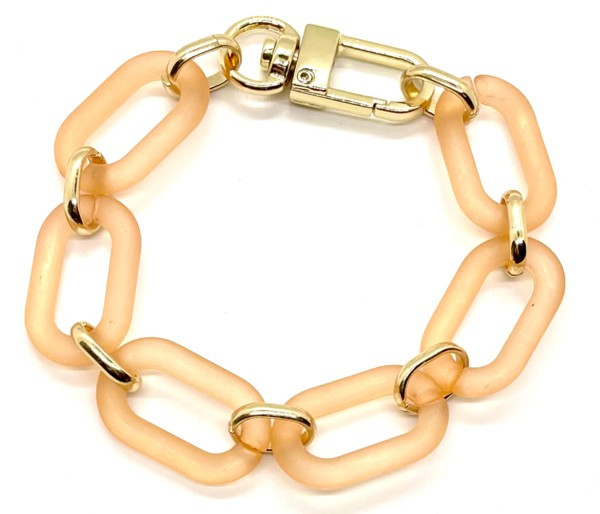 Lucite Link Bracelet (orange) | Accessory Concierge