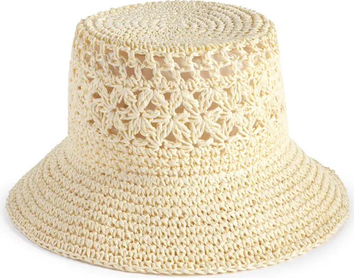 Nordstrom Crafted Weave Packable Bucket Hat | Nordstrom | Nordstrom