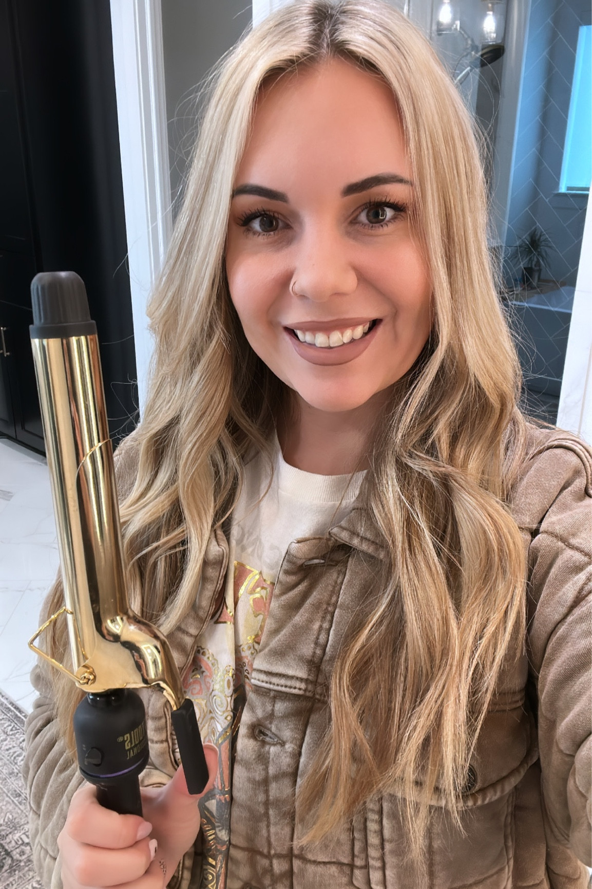 Best curling iron ever! So affordable! Quilted jacket free people dupe on sale!! 

#LTKFind #LTKbeauty #LTKGiftGuide