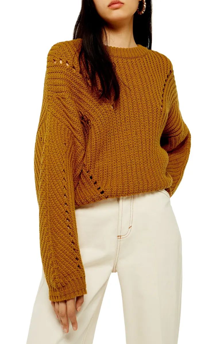 Chunky Pointelle Sweater | Nordstrom