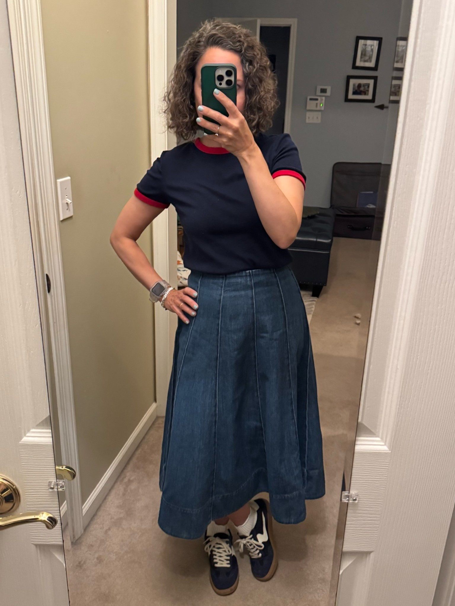 What I wore to my daughter’s college orientation all day yesterday. Got lots of compliments on this skirt! From the Nordstrom Anniversary sale!

#LTKdayinmylife #LTKmomlife #LTKSaleAlert