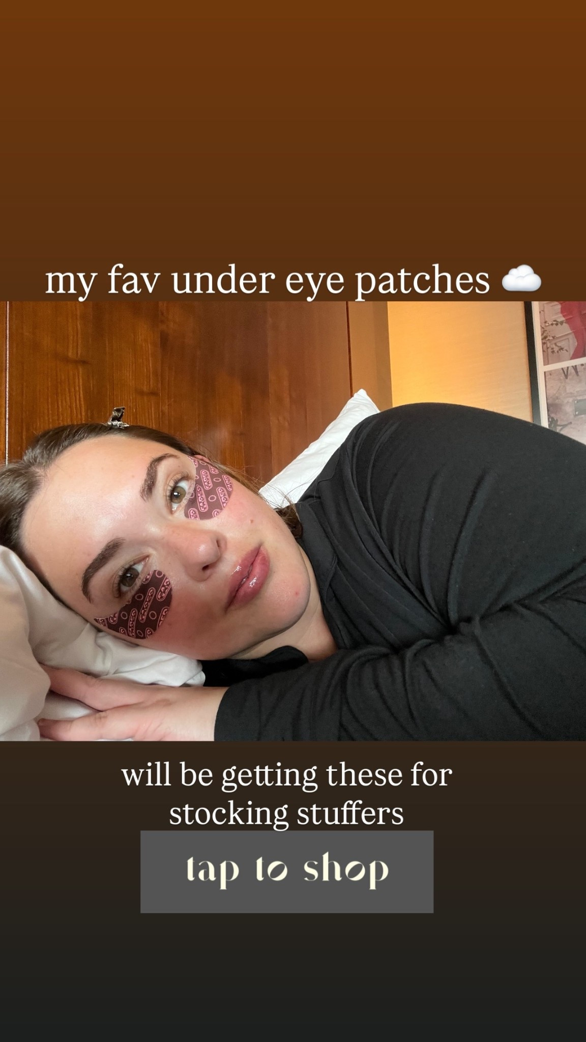 my fav under eye patches ☁️ will be getting these for 
stocking stuffers