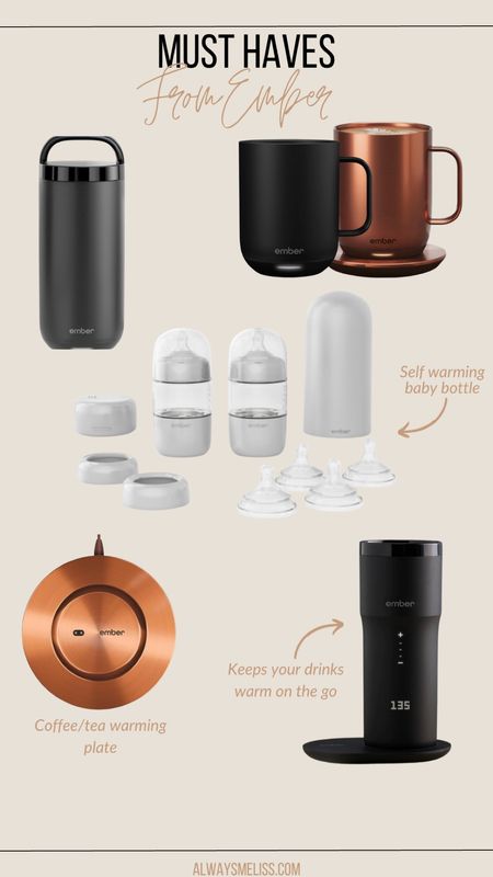 Some of my favorite Ember products. The self warming baby bottle is amazing! The temperature control coffee cups are great for cooler weather and available in many colors and sizes. 

Best Buy
Smart tech
Ember 

#LTKbaby #LTKfamily #LTKtravel