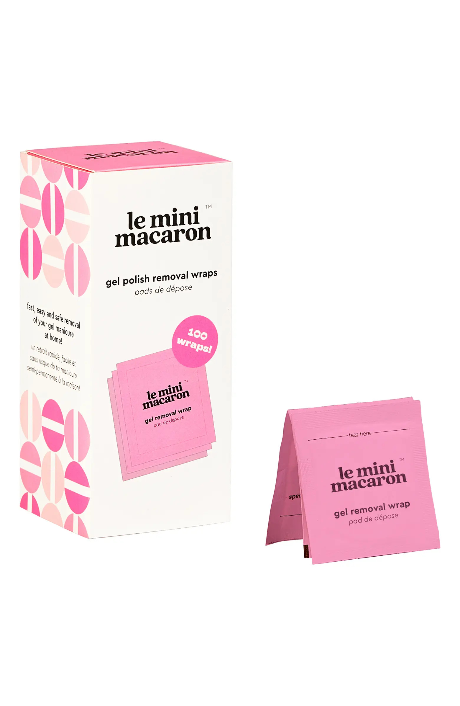 Set of 100 Gel Manicure Remover Pads | Nordstrom