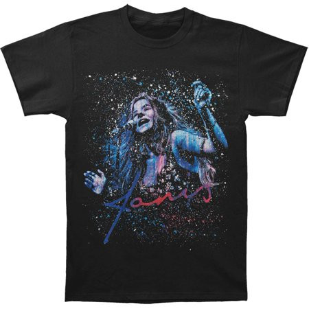 Men s Janis Joplin Stephen Fishwick Men s Kozmic Blues Janis Joplin T-shirt X-Large Black | Walmart (US)