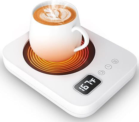 Coffee Mug Warmer Cup Warmer - Mug Warmer for Desk with 3-Temp Settings/Cup Type Selection/Timing... | Amazon (US)
