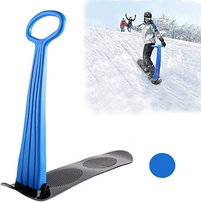 Femont Ski Scooter Snow Sled Board for Outdoor Sports, Cold-Resistant Snowboard Snow Sleigh Kick-... | Amazon (US)