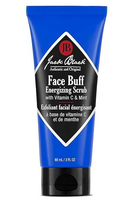 Jack Black Face Buff Energizing Scrub, Deep Cleaning Pre-Shave Cleanser, Men’s Facial Scrub, Re... | Amazon (US)