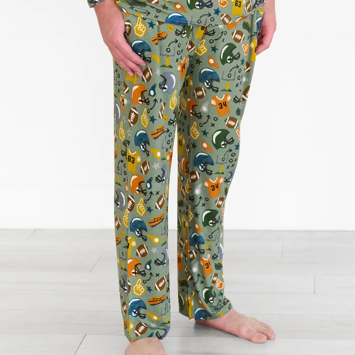 Touchdown Time Men's Pajama Pants | Little Sleepies