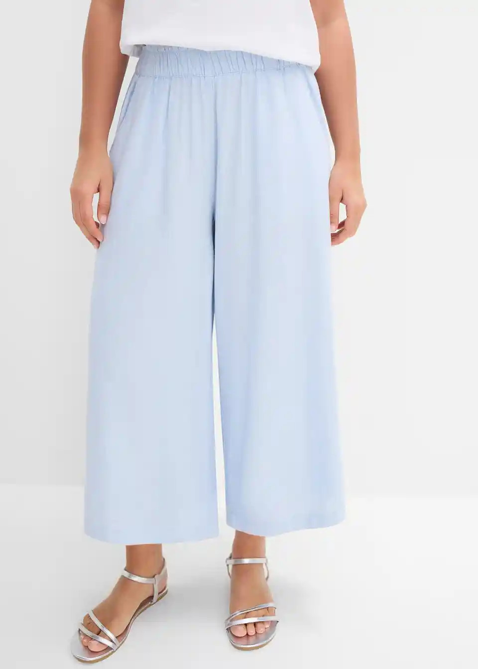 Palazzo-Hose aus Leinenmix | Bonprix DE