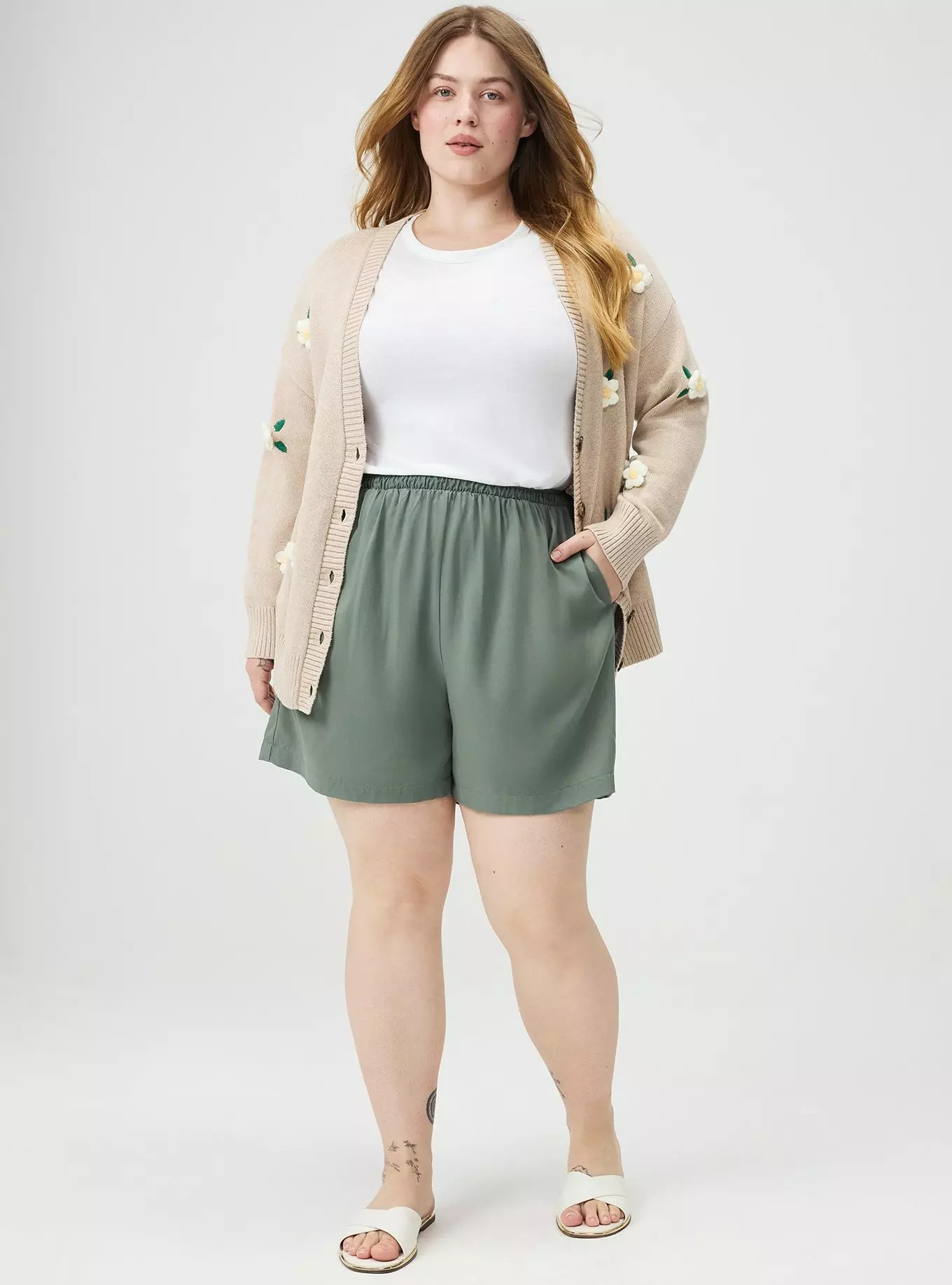 Pull-On Washable Challis Short | Torrid (US & Canada)