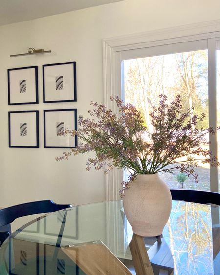 Spring home refresh. Vase. Stems. Gallery wall. Picture light. 

#LTKSpringSale #LTKhome #LTKfindsunder100