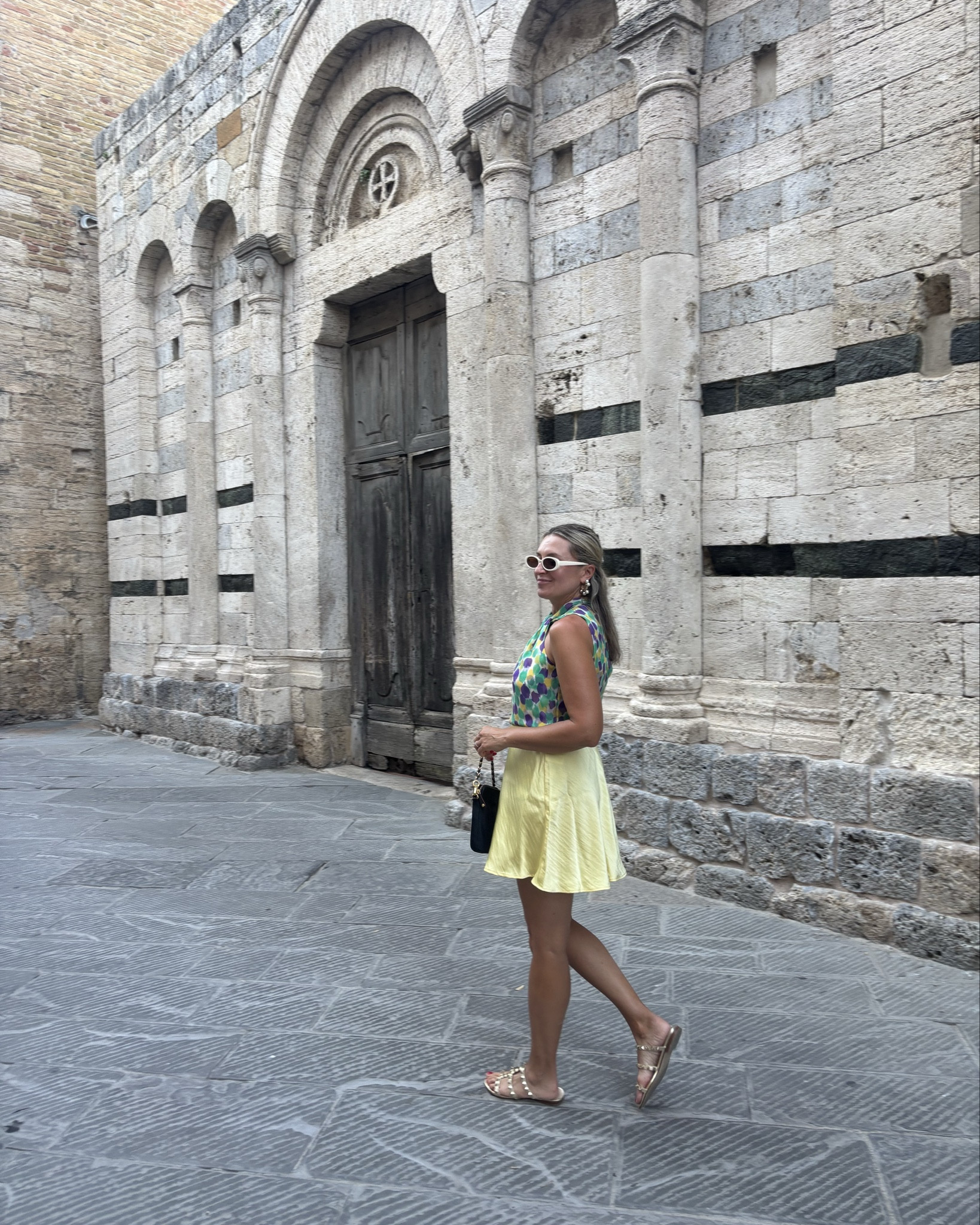 Vintage ETC halter top paired with new affordable satin mini skirt in the season’s it color, yellow!  

#LTKTravel #LTKStyleTip #LTKFindsUnder50