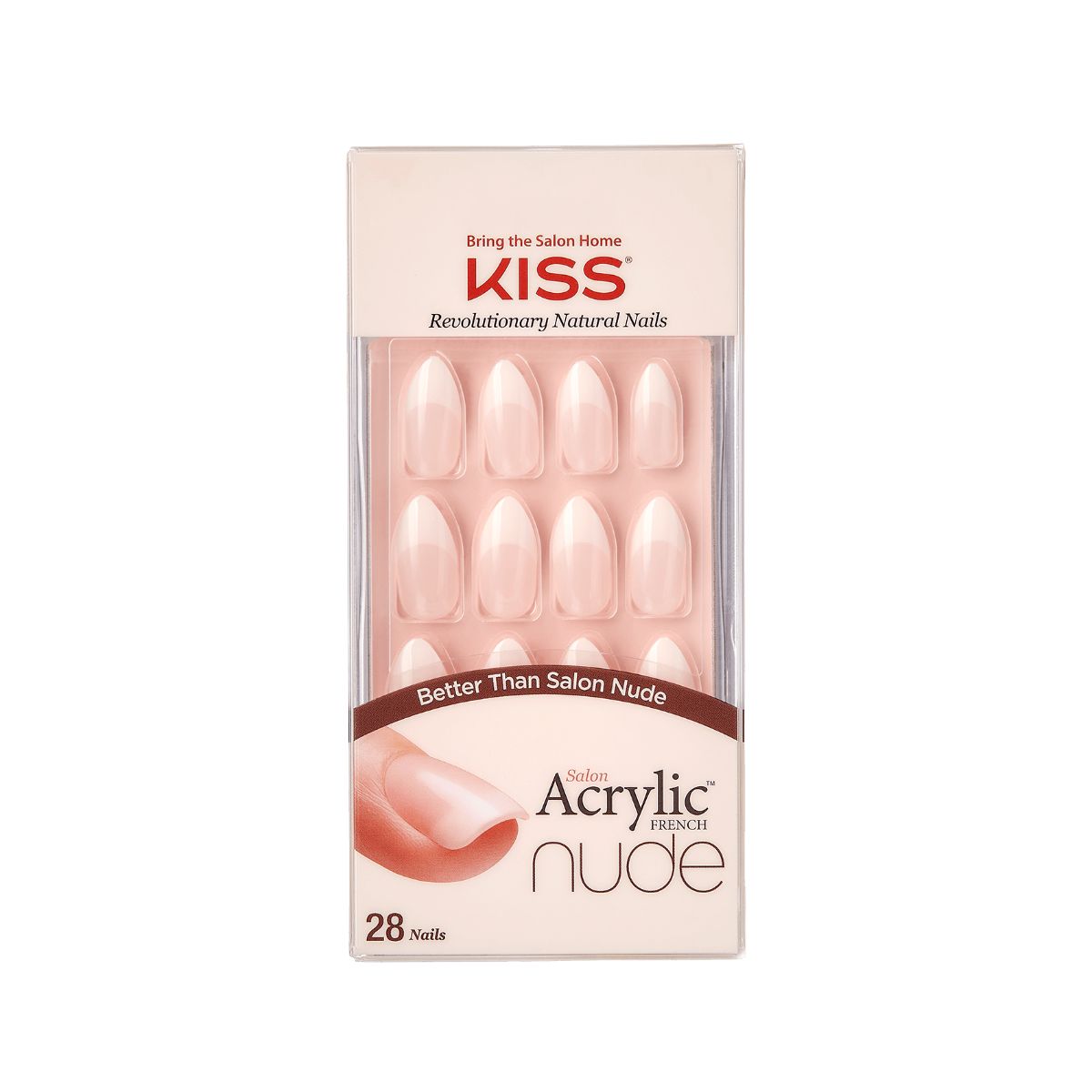 KISS Salon Acrylic French Nude Nails - Peaceful | KISS, imPRESS, JOAH