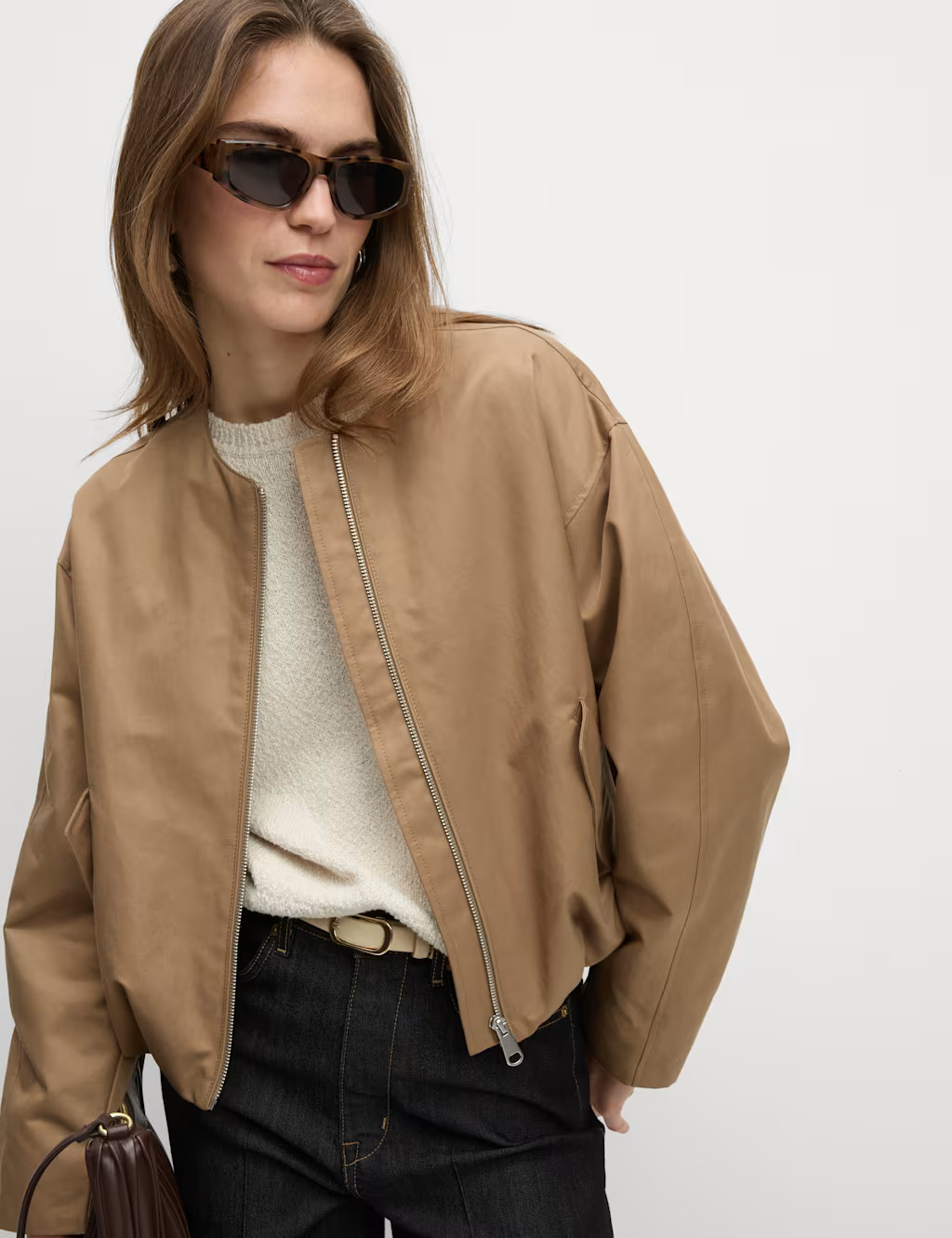 Cotton Rich Lightweight Jacket | Marks and Spencer US