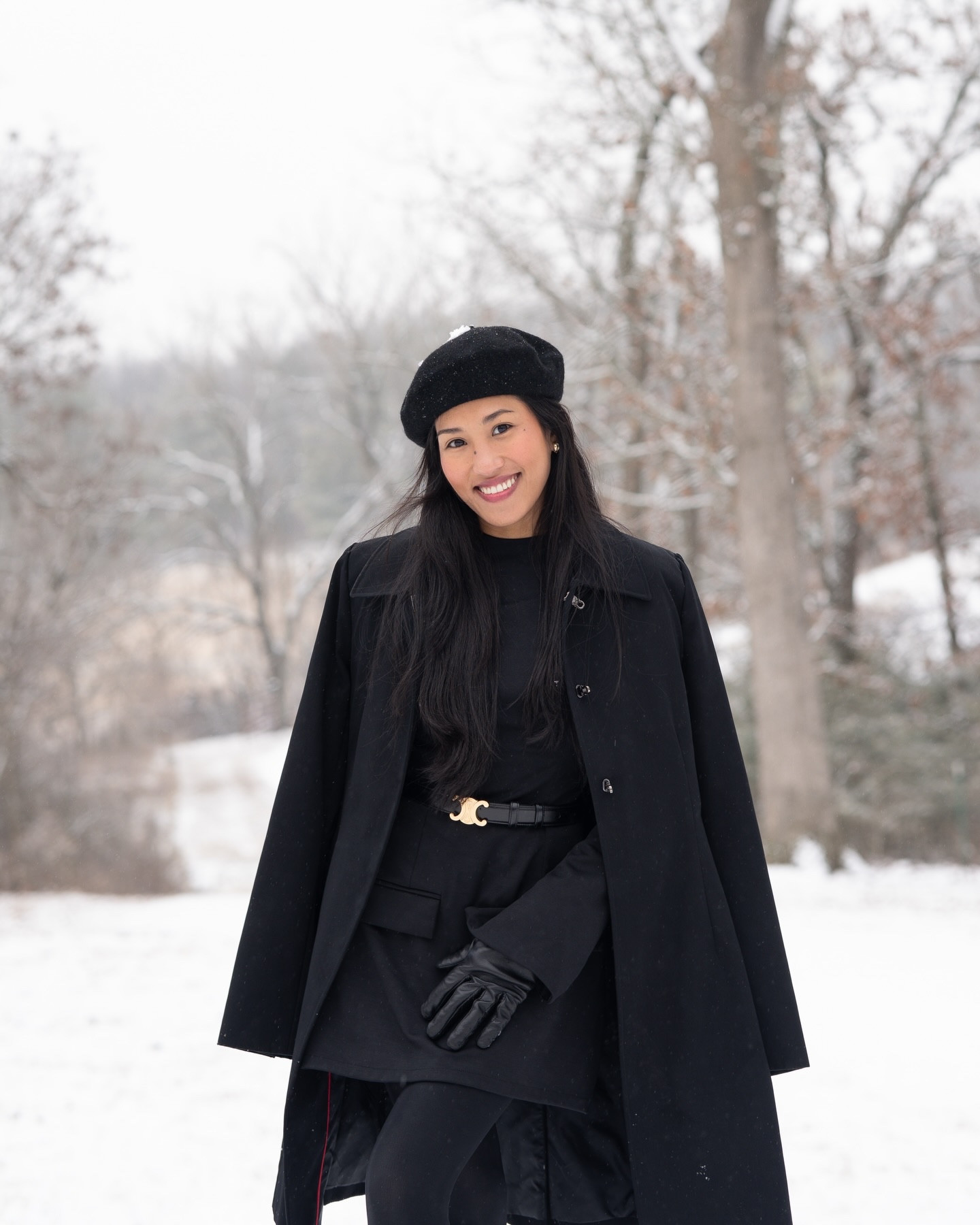 Cold weather. Warm confidence. x