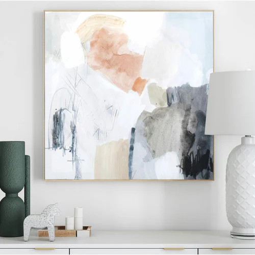 Fierce Abstract Framed Canvas Wall Art | Temple & Webster AU