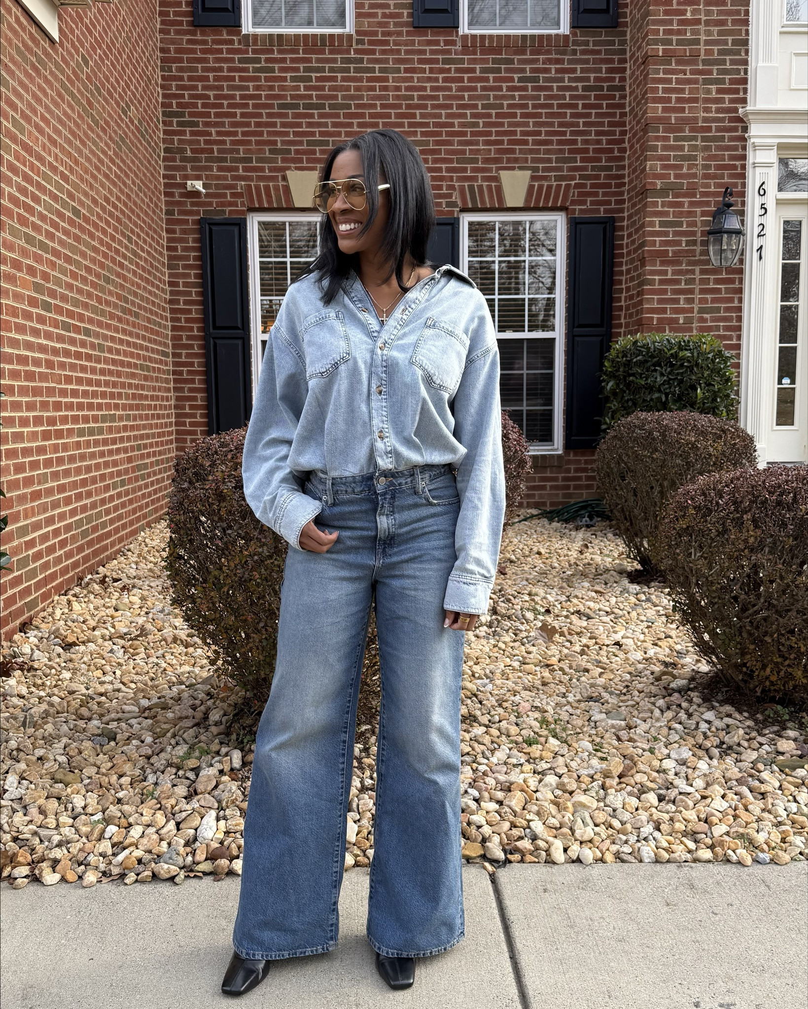 Perfect Thanksgiving outfit. A jumpsuit is always a win. This is honestly perfect for going out with friends, hanging out at the house and everything in between. It’s long enough to wear with heels and comfortable at the same time. Definitely tall girl friendly. And you don’t have to figure out the outfit bc it’s a one piece.

#LTKHoliday #LTKootd #LTKTall