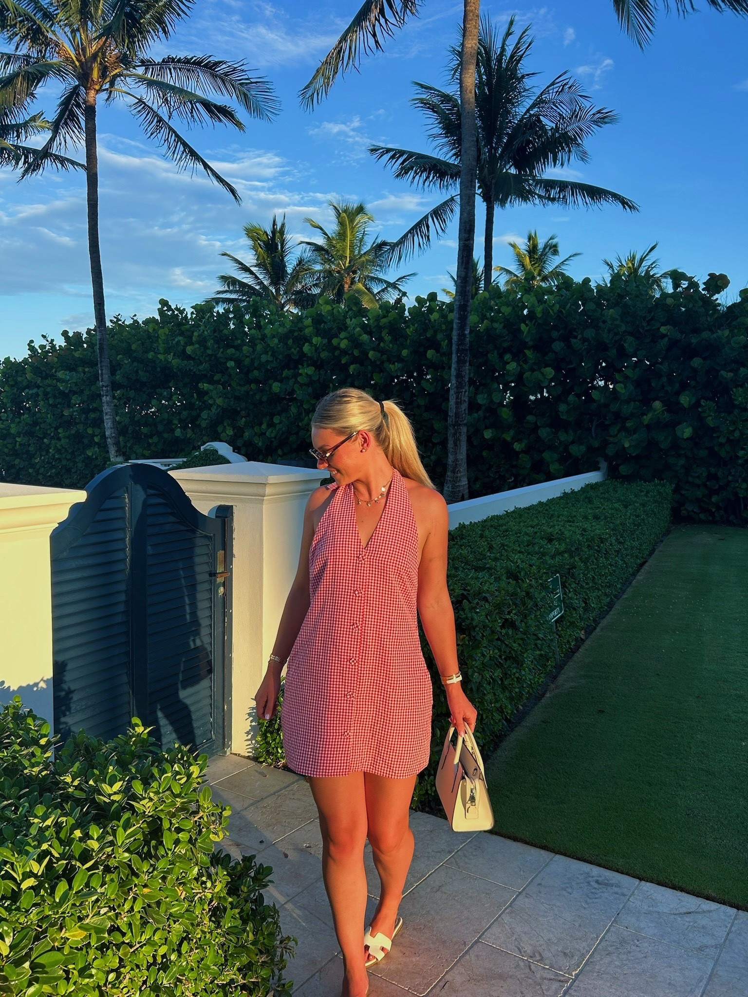 Red gingham dress ❤️💋