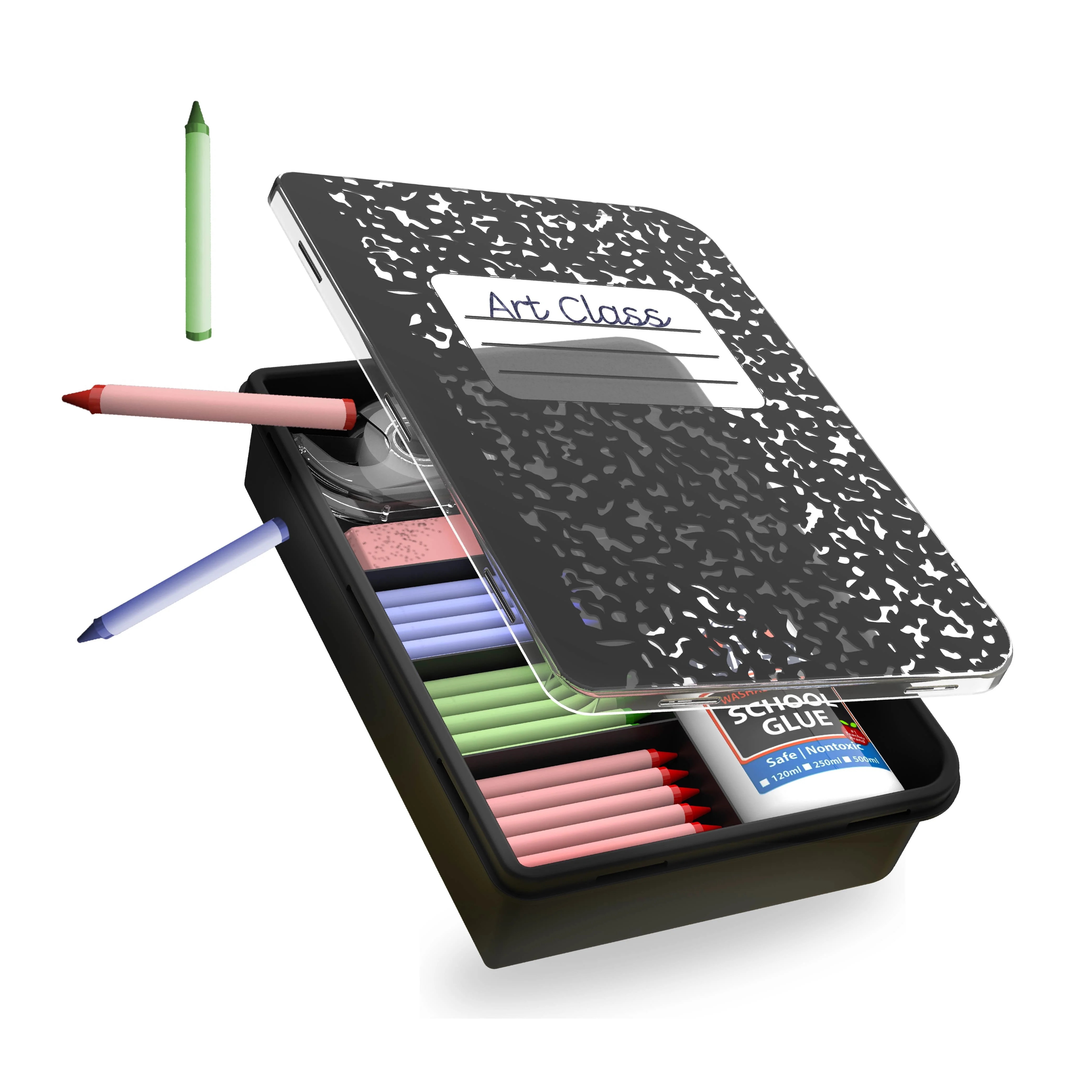 COOK WITH COLOR Snack Box Container for Kids Lunch Box Snackle Box, Notebook design, 7 grid | Walmart (US)