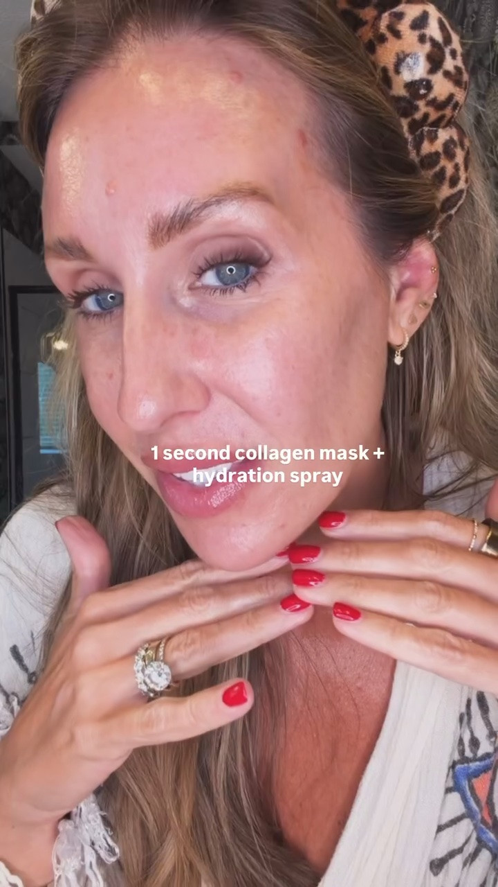 A 1 SECOND collagen mask?! 🤯💦 Spray it on and hello hydration!! This might be the easiest skincare step I’ve added to my routine.

collagen mask, spray face mask, hydrating face mist, Korean skincare, skincare routine, glass skin, hydrating skincare, collagen skincare, beauty finds, women over 40 beauty, skincare favorites, TheMomInStyle

#LTKmomlife #LTKselfcare #LTKOver40