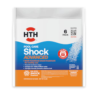 HTH Swimming Pool Advanced Shock - 4-in-1 Chlorine Shock for Salt and Chlorine Pools - 6 Pack, 16... | Lowe's
