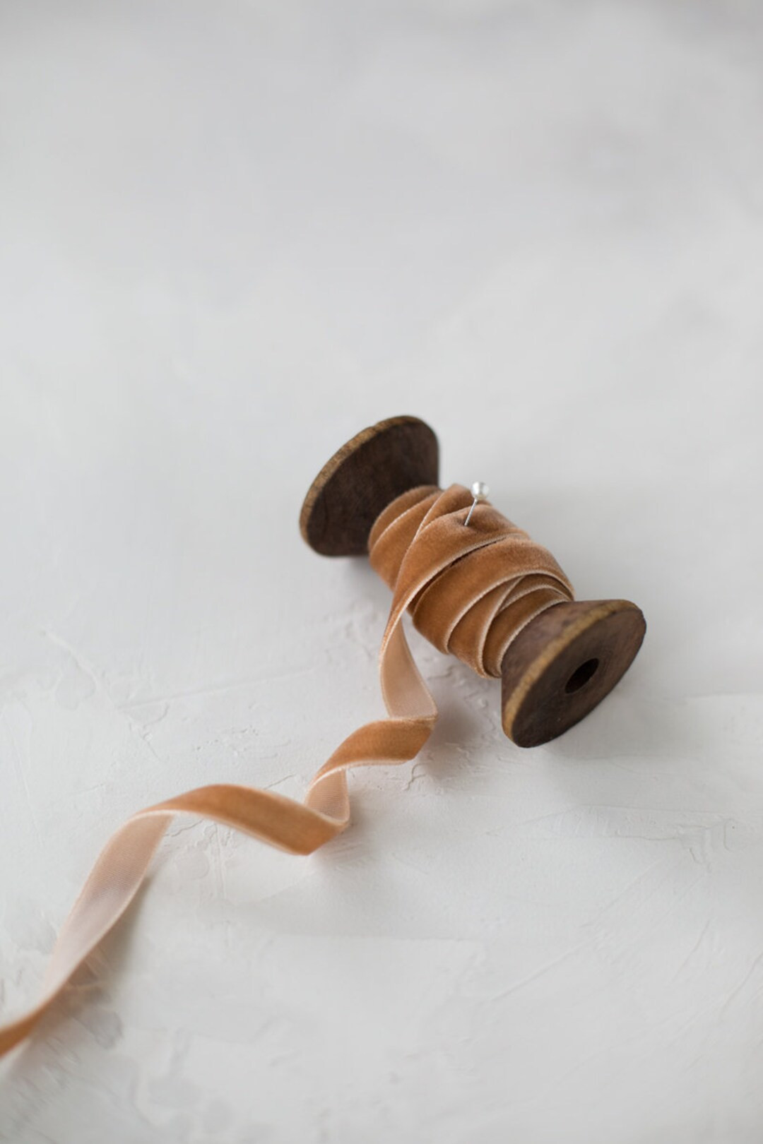 Caramel Velvet Ribbon • 1/4" • 3/8" | Etsy (US)