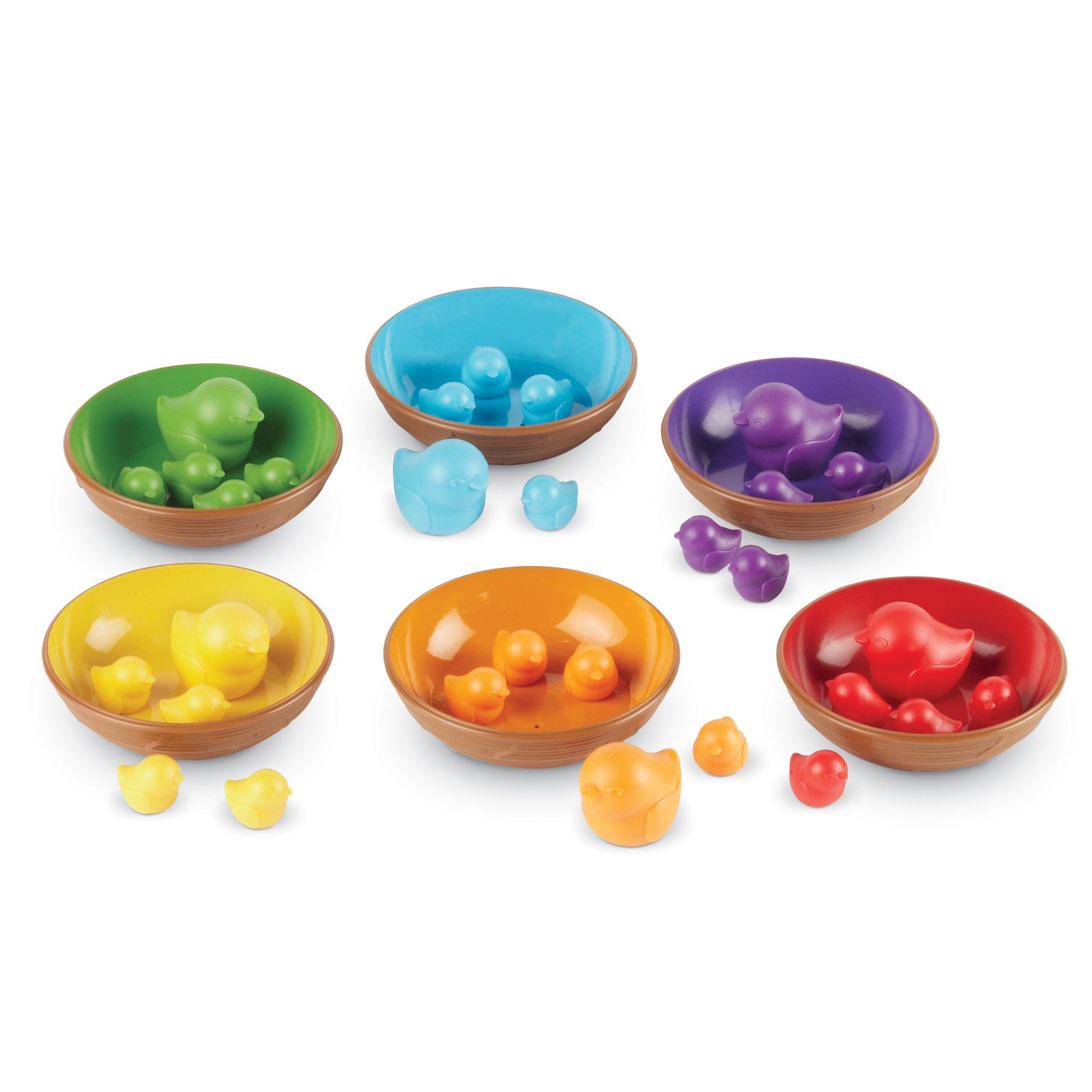 Learning Resources Birds in a Nest Sorting Set, Fine Motor Set, 36 Pieces, Ages 2+ | Walmart (US)