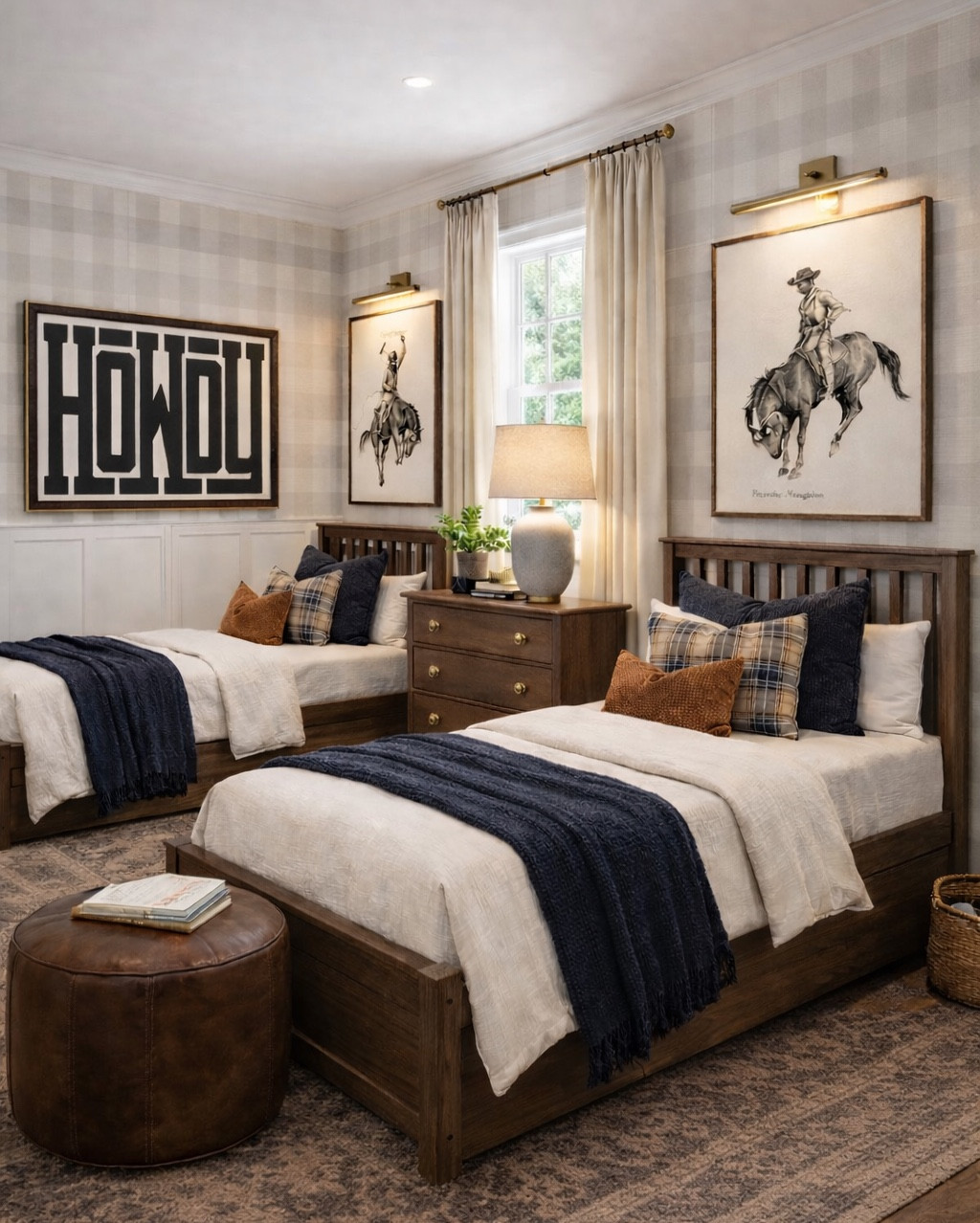 Western themed shared bedroom. Linking sources and other options to create this fun space 🤠

Cowboy bedroom, western themed art shared bedroom, home interior ￼￼

#LTKhome