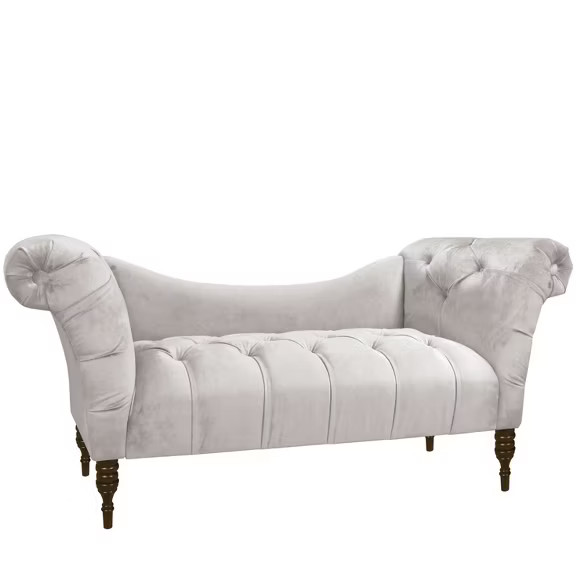 Button Tufted Chaise Settee - Threshold™ | Target