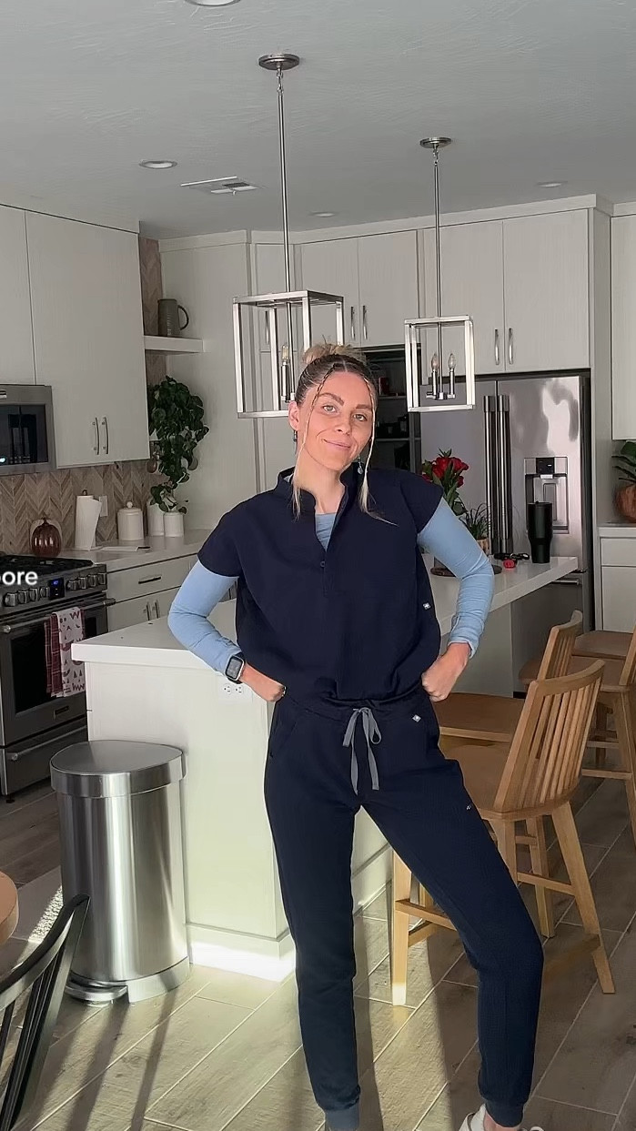 figs for the win when it comes to comfy scrubs for clinicals !!🥰 

#LTKActive #LTKVideo #LTKWorkwear