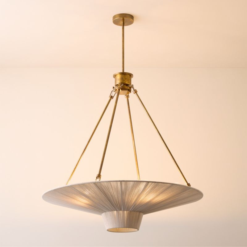 Baird Jute Pendant Light | CB2 | CB2