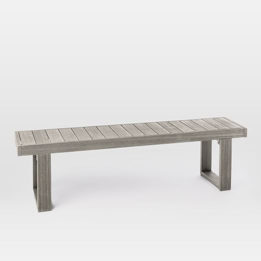 Portside Outdoor Dining Bench | West Elm (US)