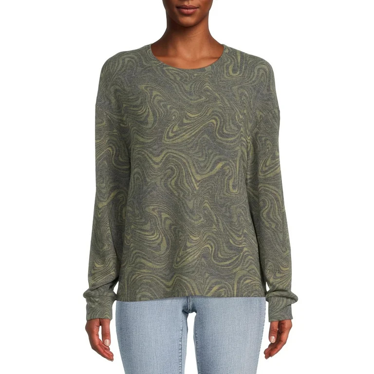 Time And Tru Women's Hacci Top - Walmart.com | Walmart (US)